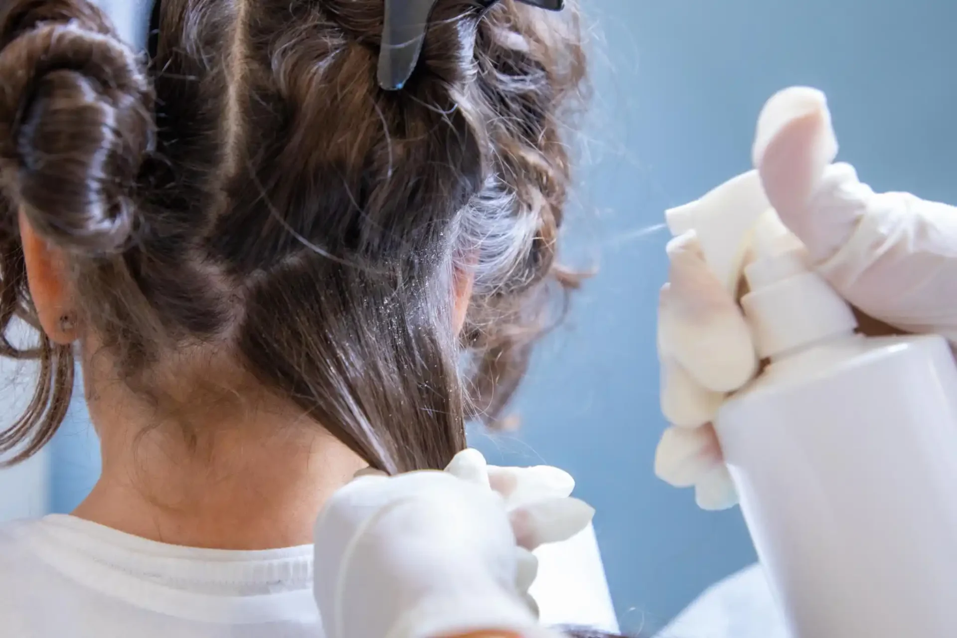 Head Cleaners Legnano, una fase del trattamento
