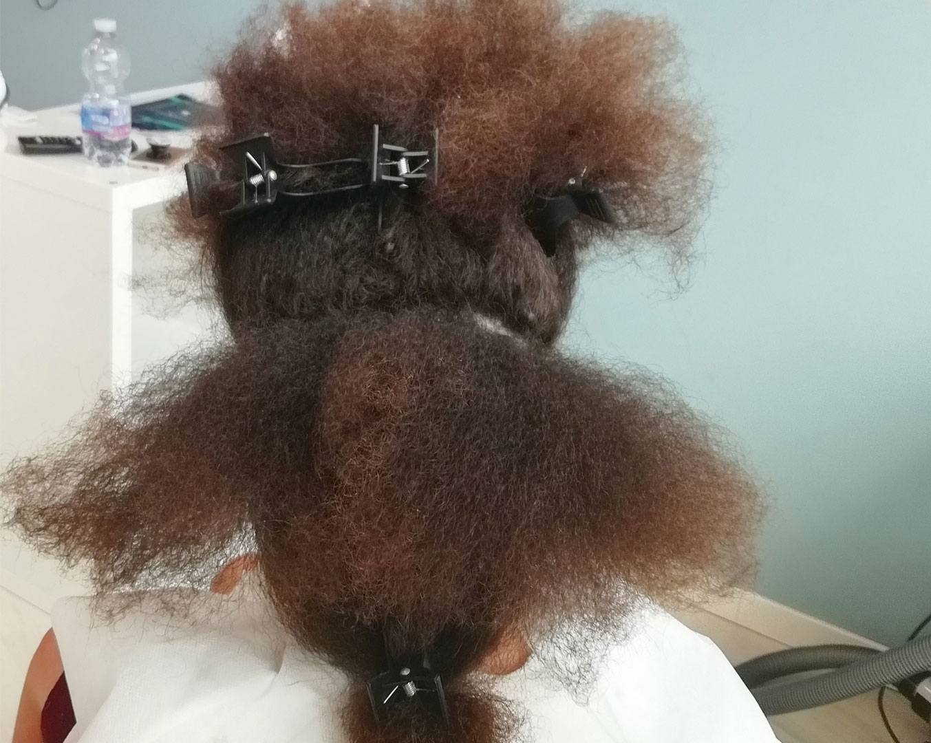 Trattamento pidocchi capelli afro fase 2