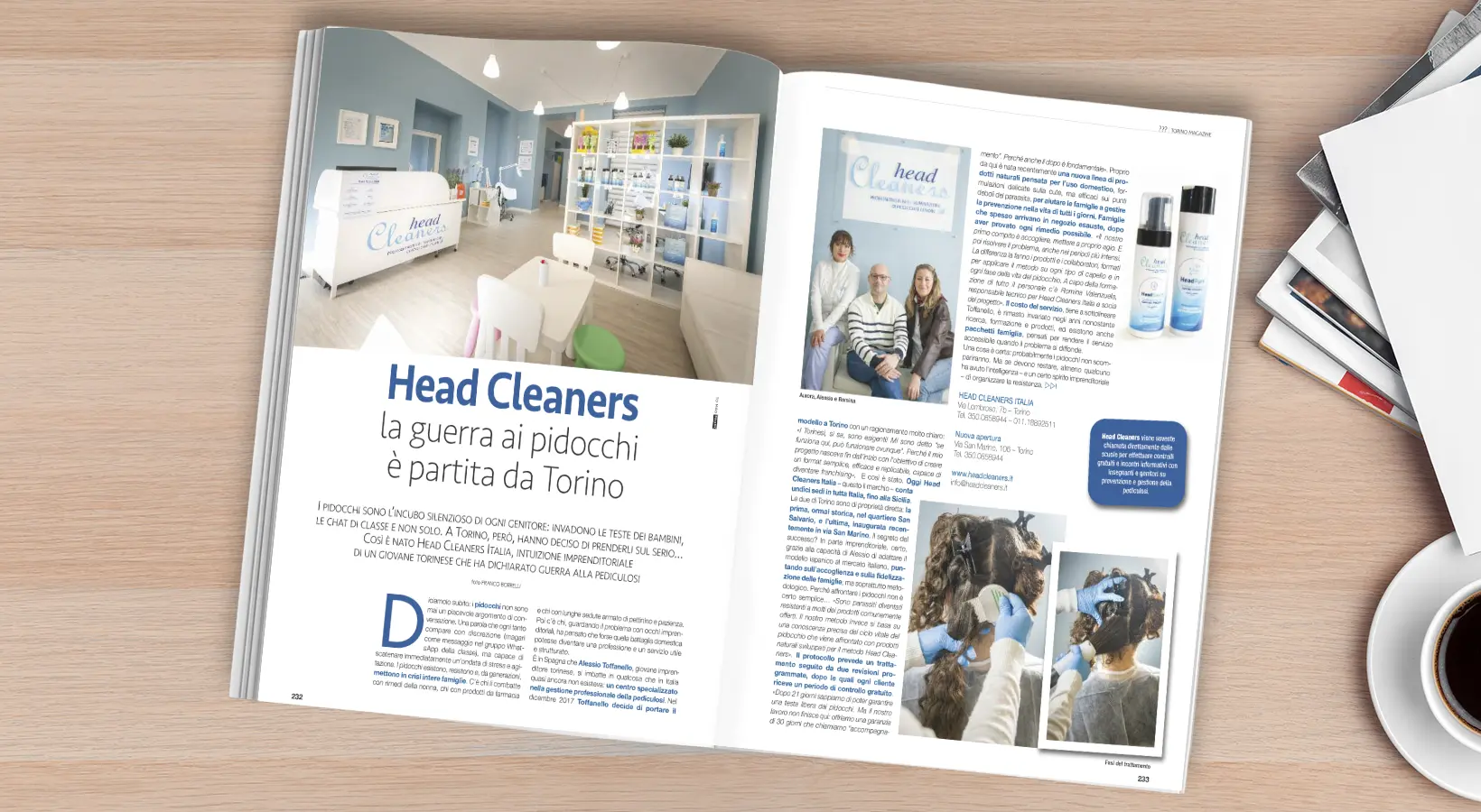 Head Cleaners: la nostra storia su Torino Magazine